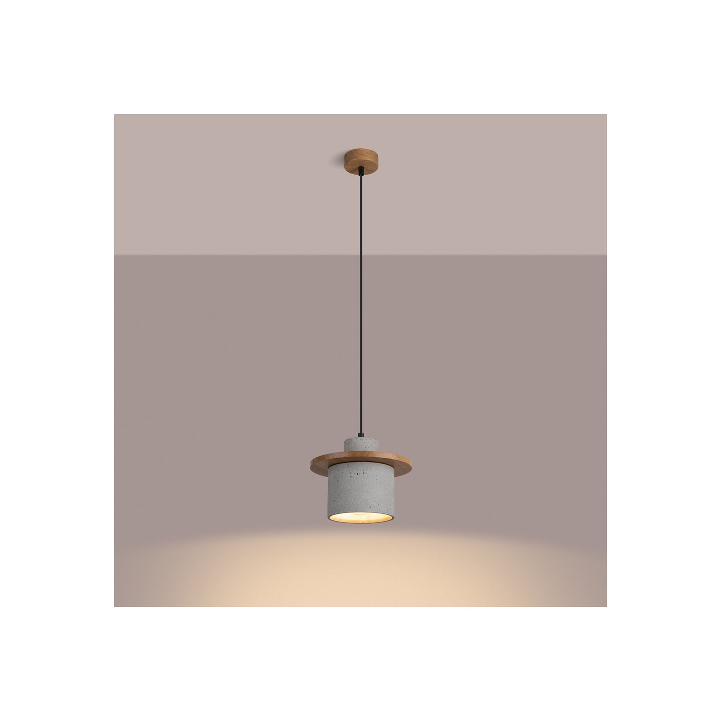 Mab Concrete Pendant