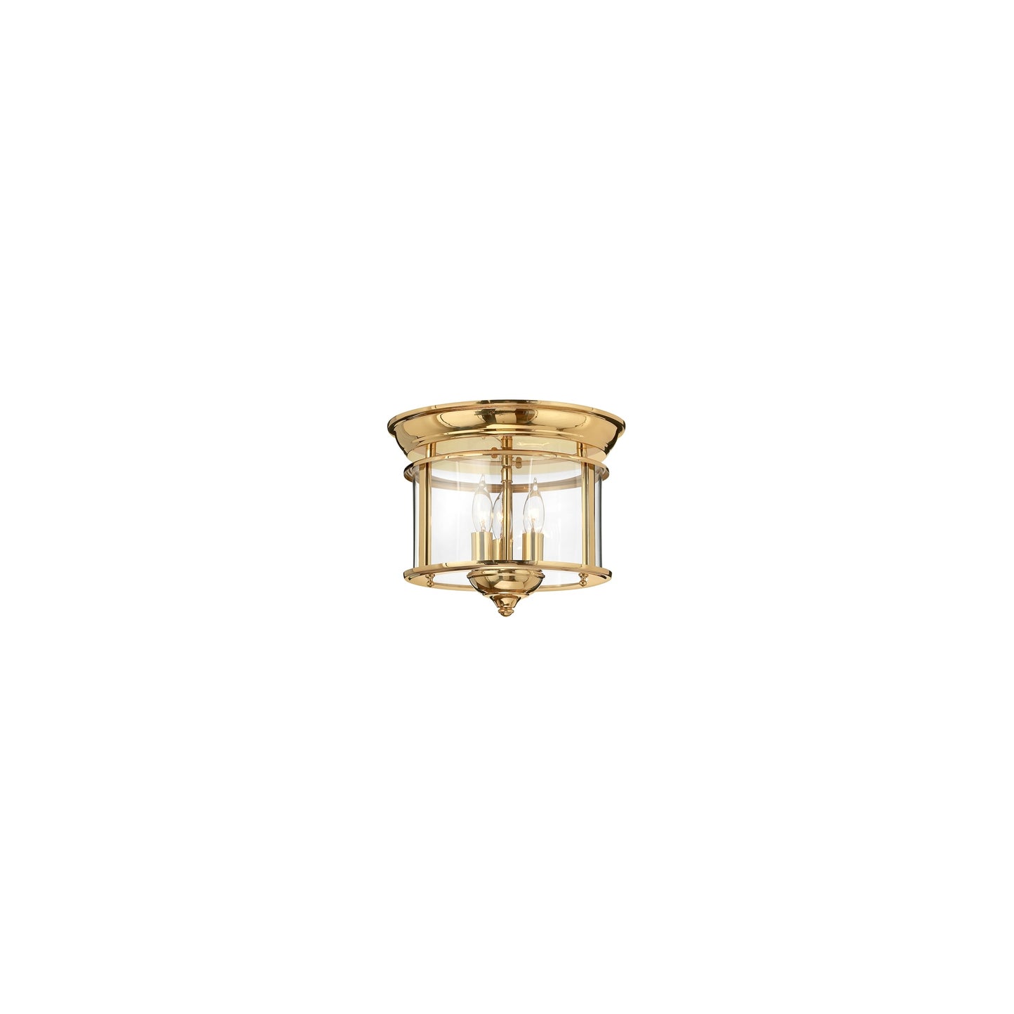 Gentry Clear Glass Flush Mount
