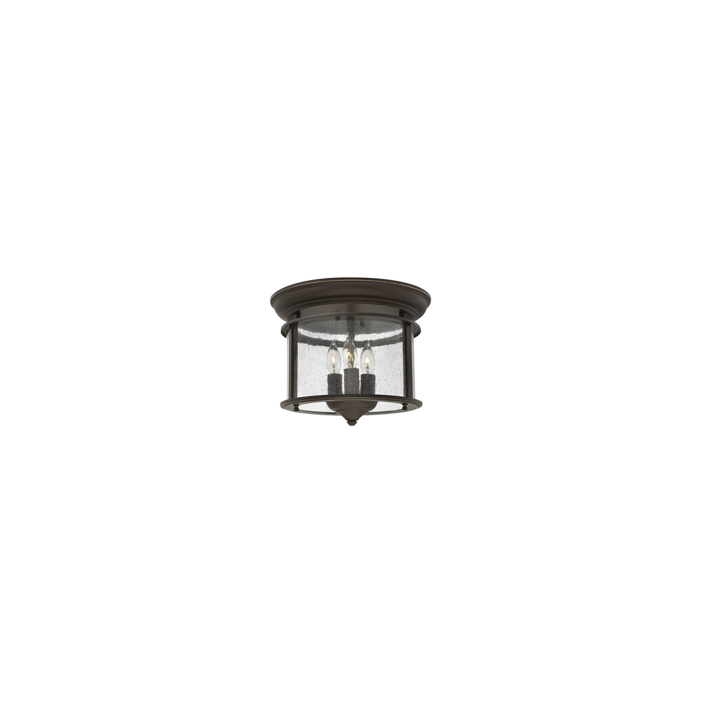 Gentry Clear Glass Flush Mount