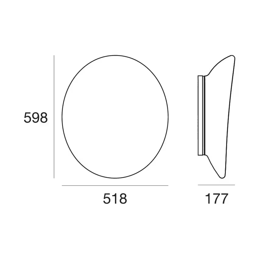 Dynamic Wall or Ceiling Mounted Light