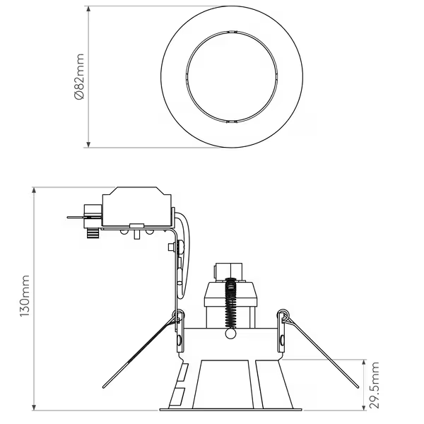 Minima Round Recessed Downlight