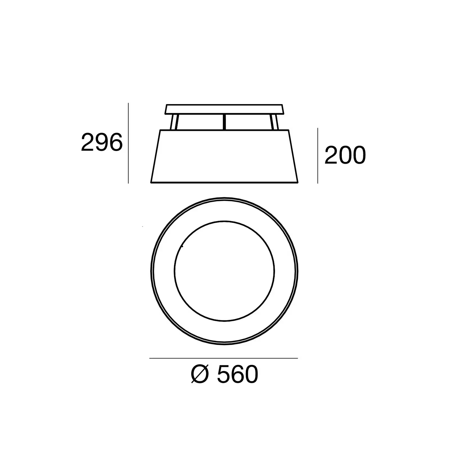 Oxygen S Small Ceiling Downlight