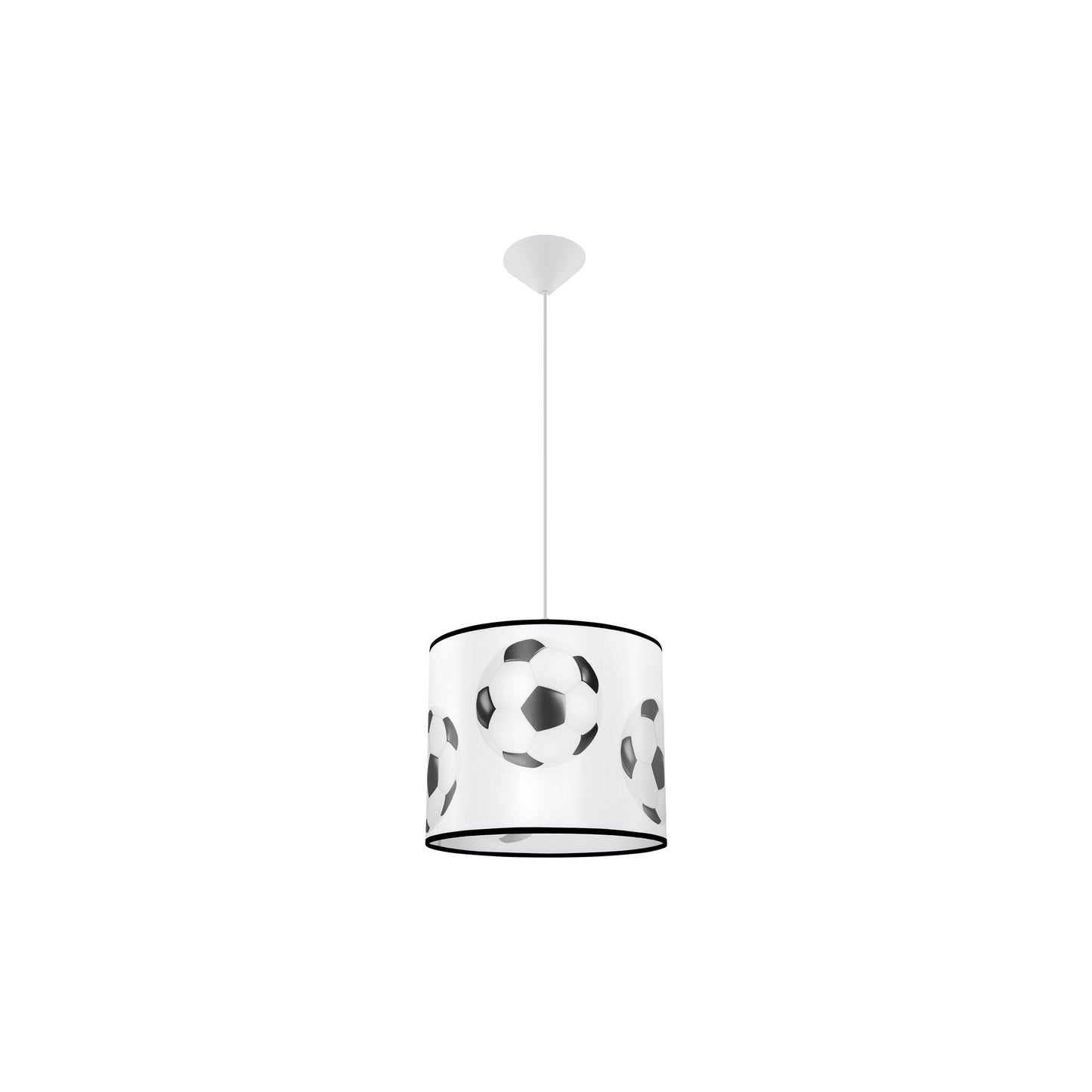 Football A 30 Pendant in White