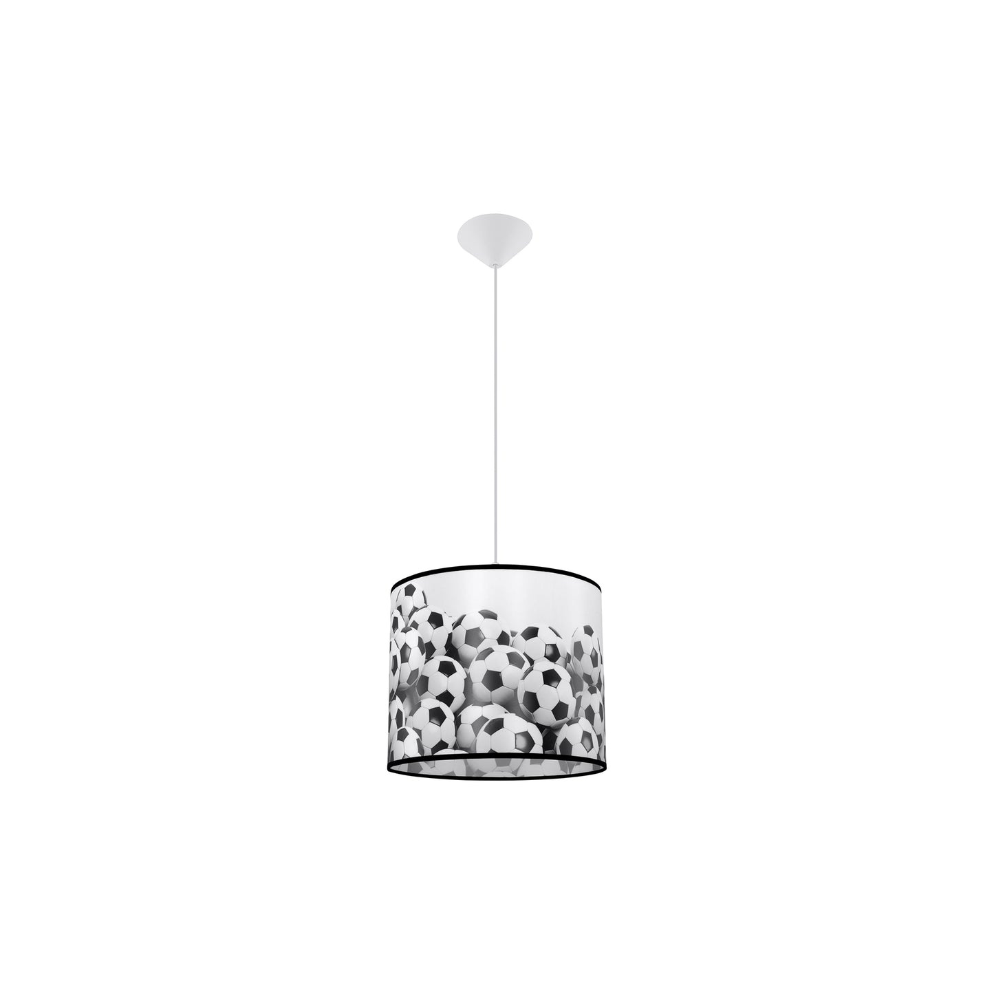 Football B 30 Pendant in White