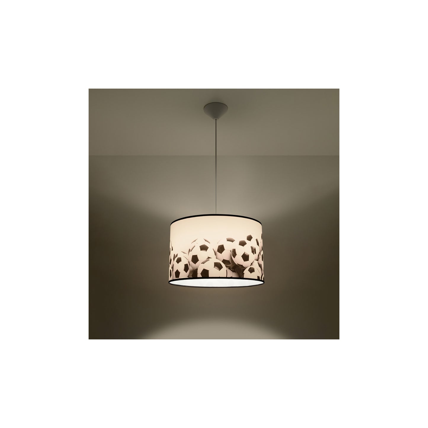 Football B 40 Pendant in White