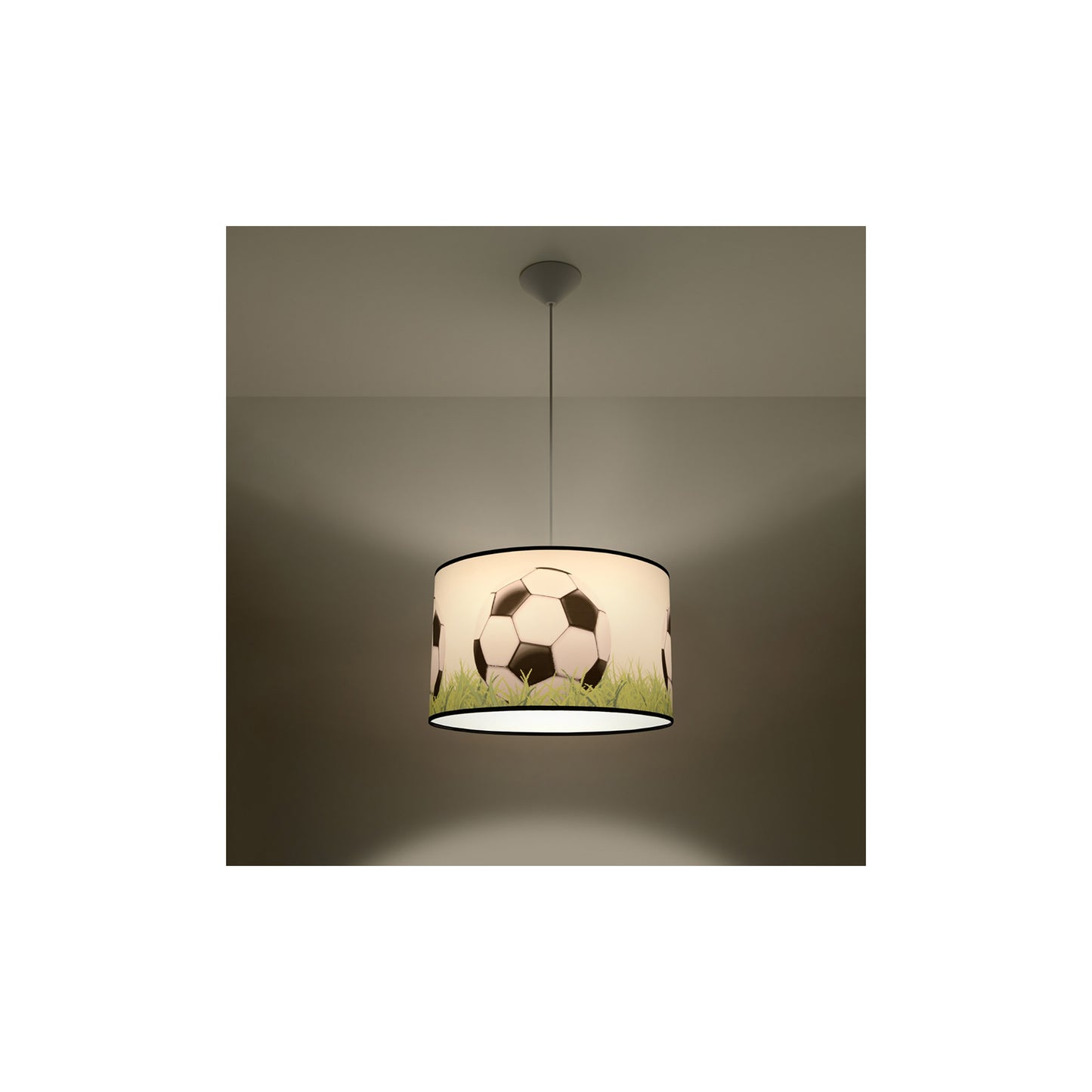 Football C 40 Pendant in White