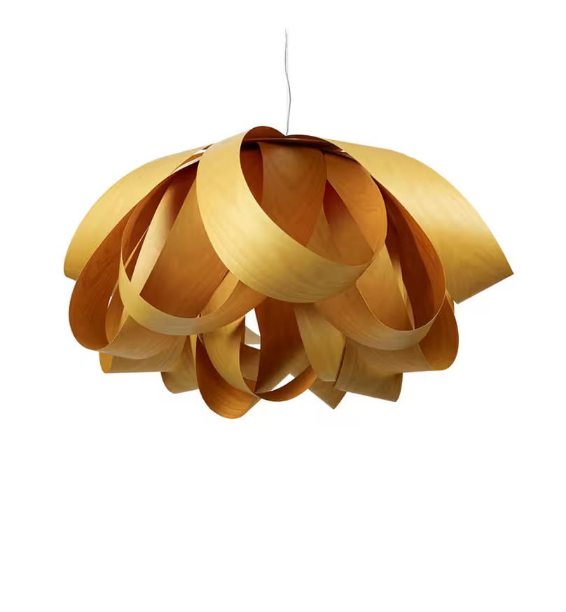 Agatha Large Pendant with Elegant Interlacing Whorls