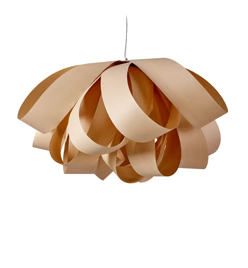 Agatha Large Pendant with Elegant Interlacing Whorls