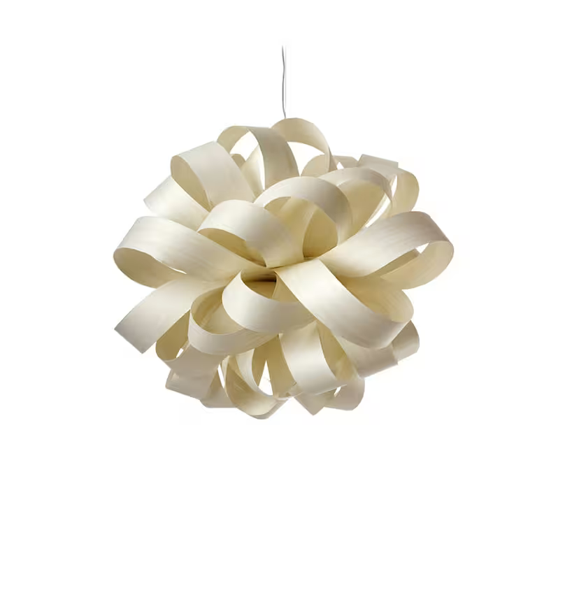 Agatha Ball Pendant with Elegant Interlacing Whorls