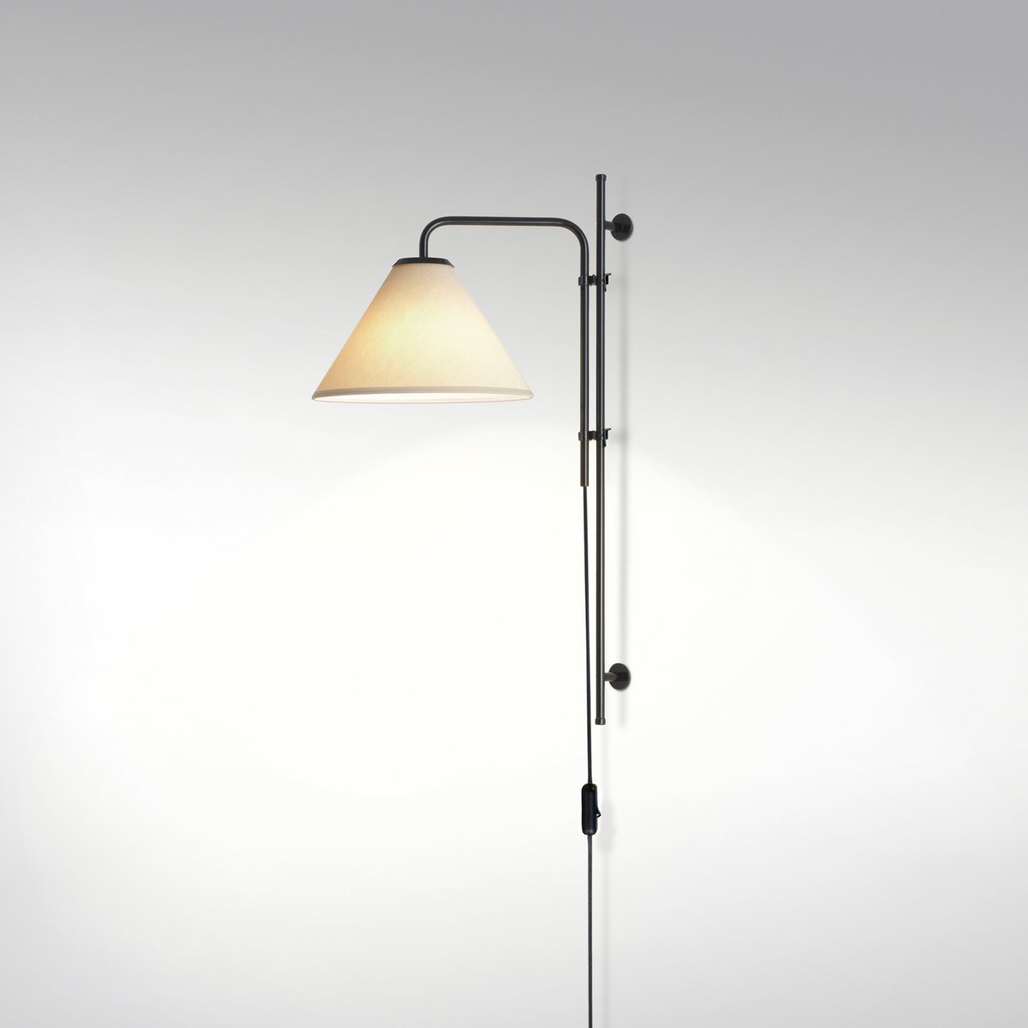 Funiculà A Fabric Adjustable Wall Light
