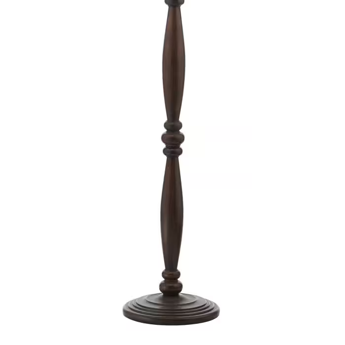 Hayward Floor Lamp in Dark Wood