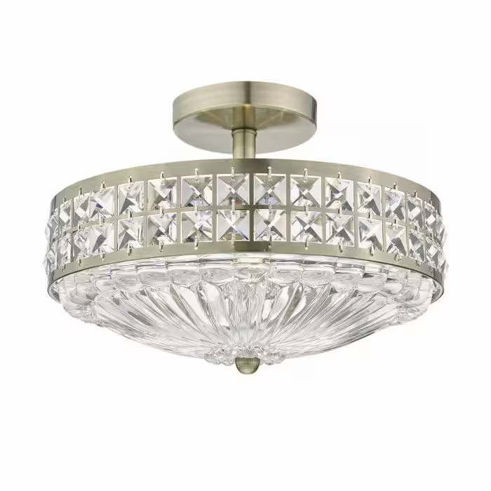Olona 3-Light Semi Flush