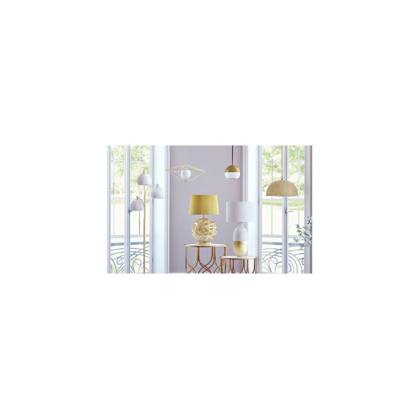 Balthazar Table Lamp Complete Gold
