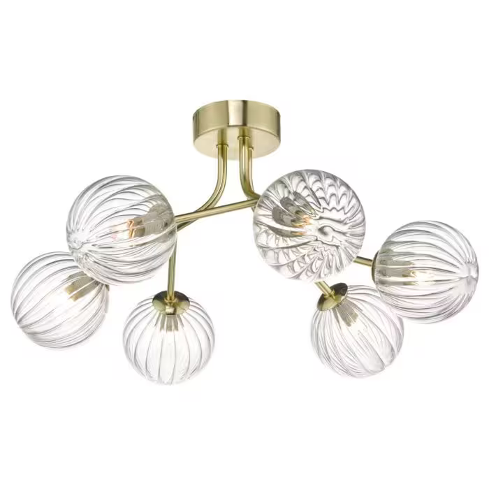 Yiska 6-Light Semi Flush