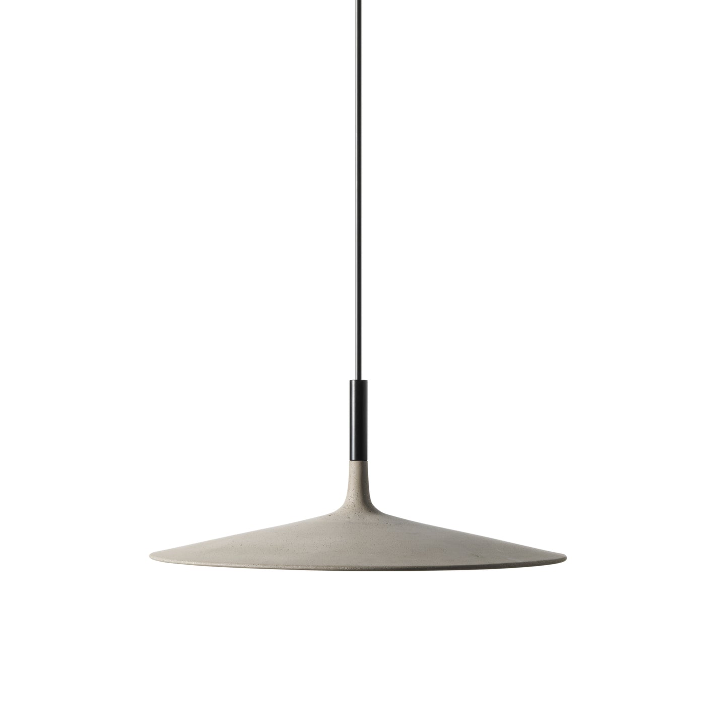 Aplomb Large LED Pendant with Concrete, Aluminium & Polycarbonate