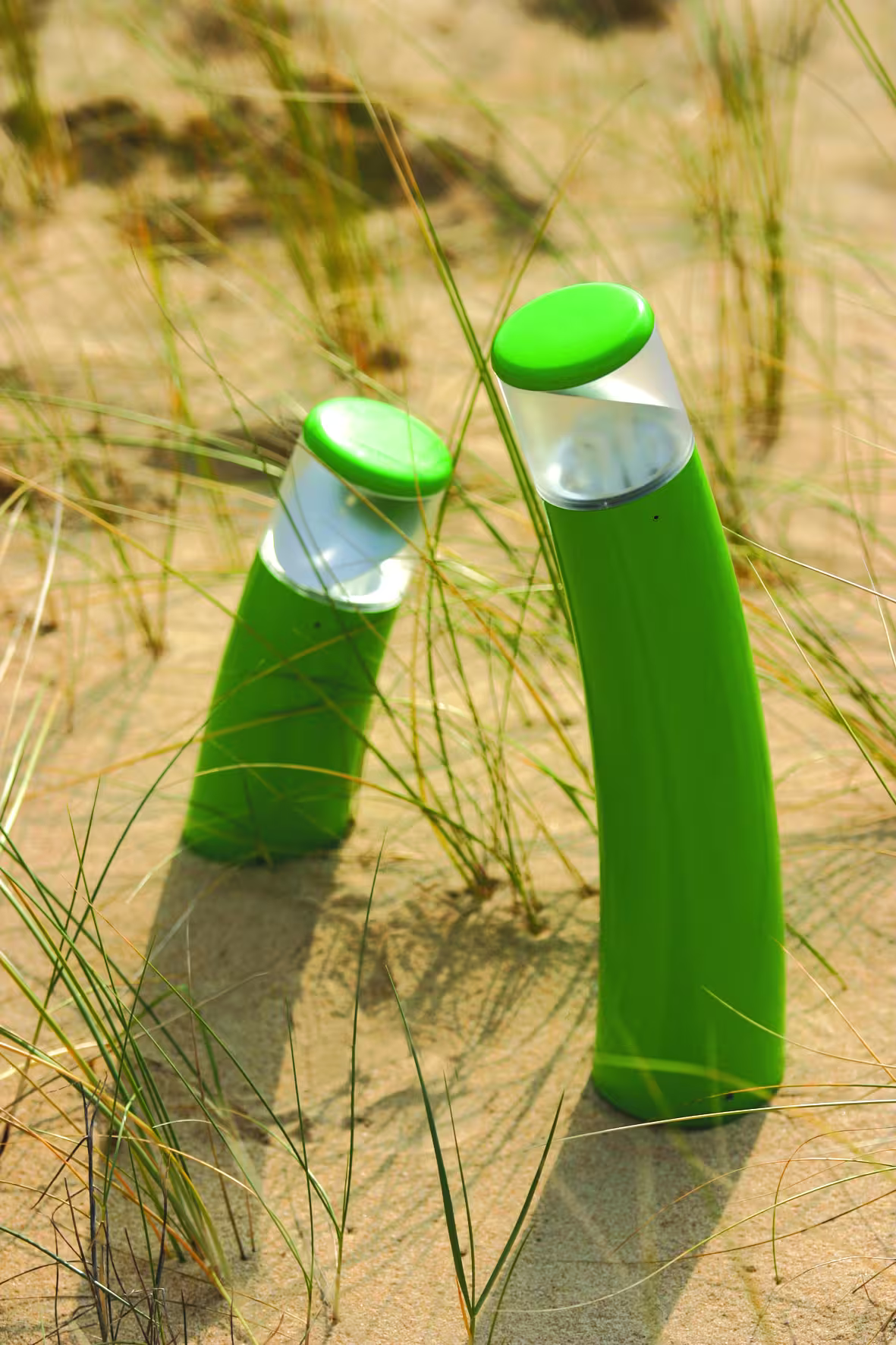 Bamboo Large Clear Glass Ground Light