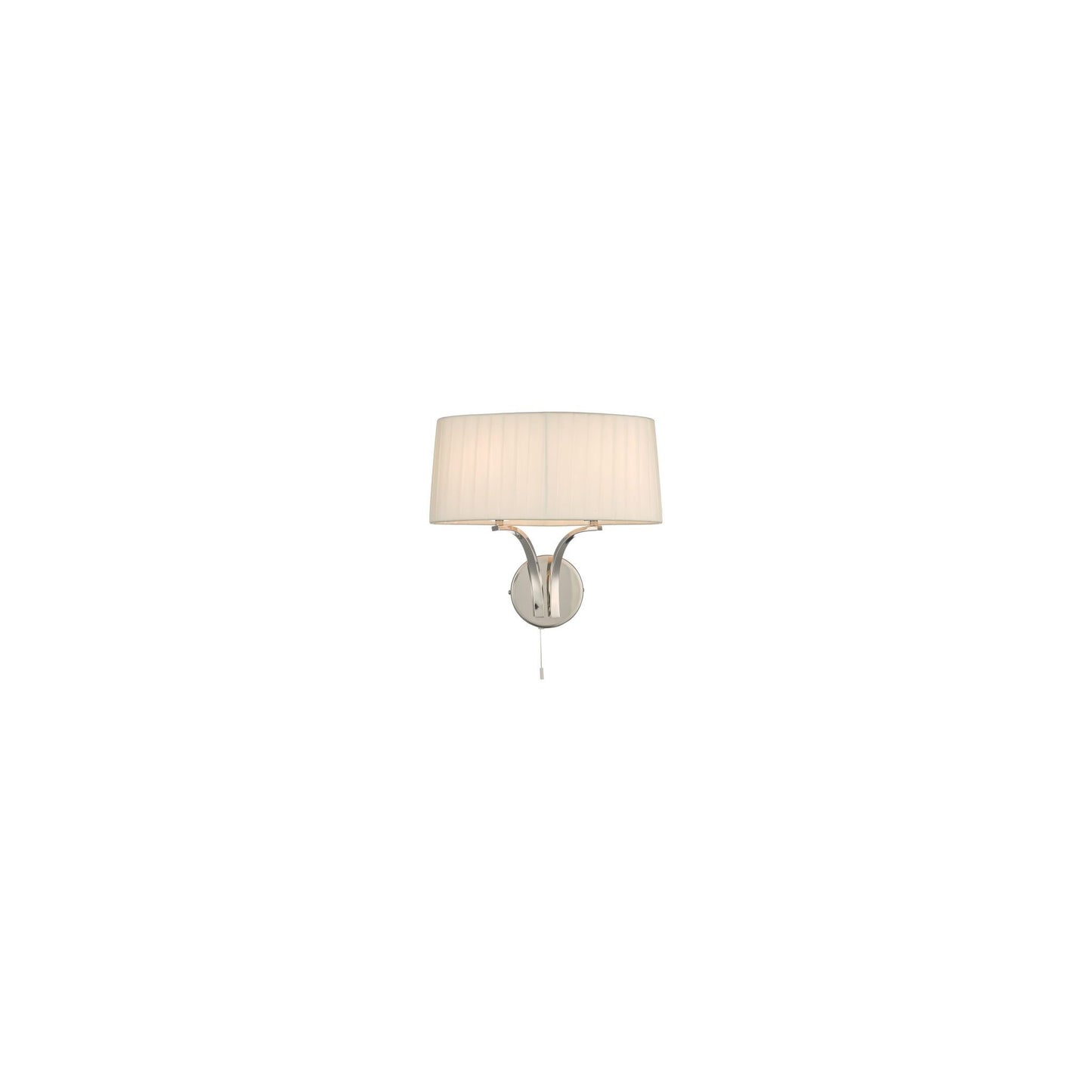 Cristin 2-Light Wall Bracket Polished Nickel