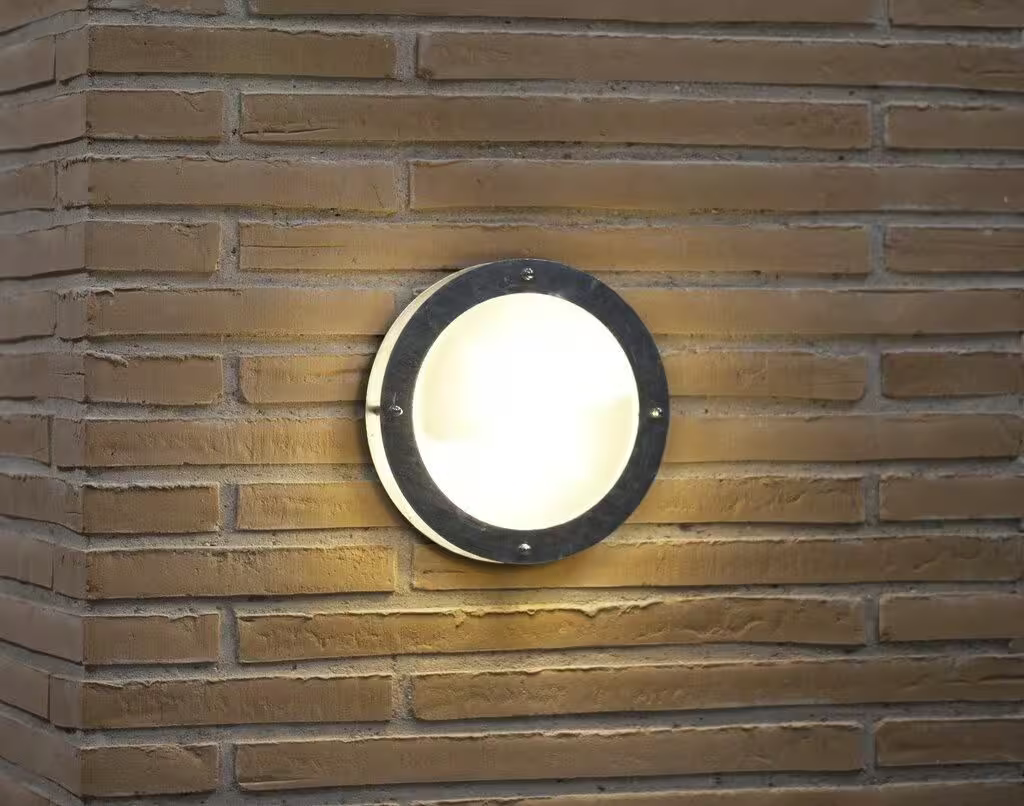 Malte Outdoor Wall Light Galvanized