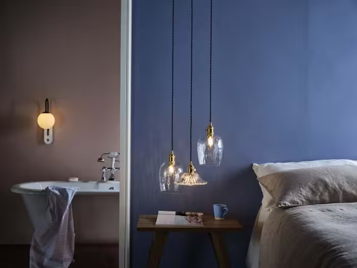 Hadano 1-Light Pendant Flared Glass