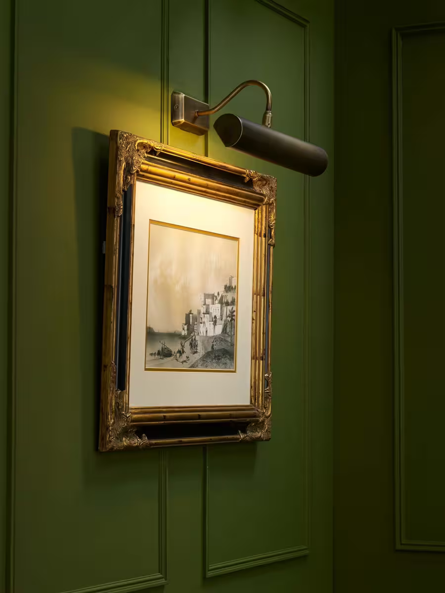 Ines Large Picture Light Solid Brass