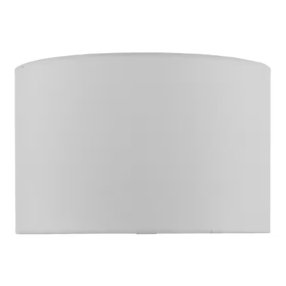 Faux Silk Shade White