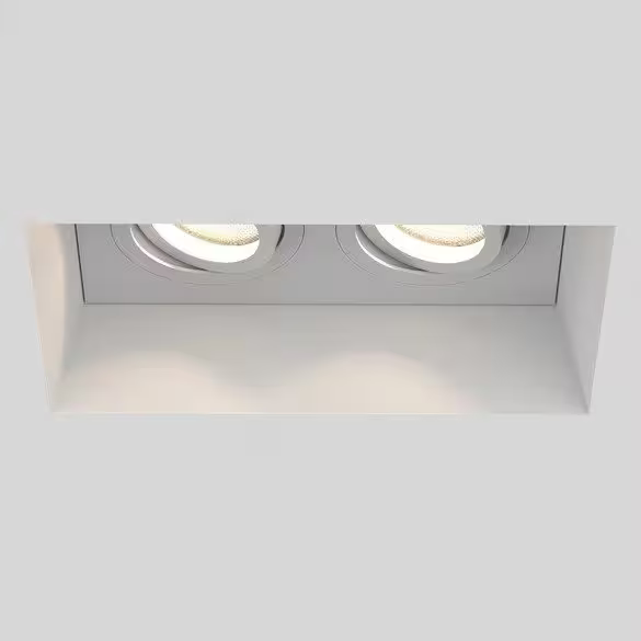 Blanco Twin Adjustable Recessed Downlight