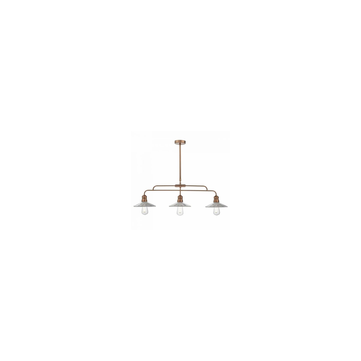 Adeline 3-Light Bar Pendant Brushed Copper