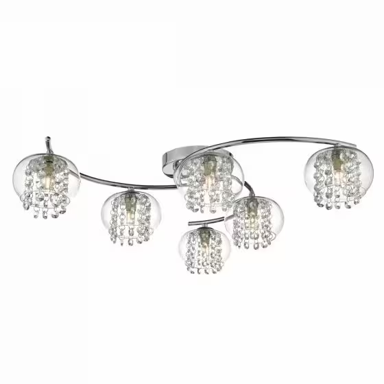 Elma 6-Light Semi Flush