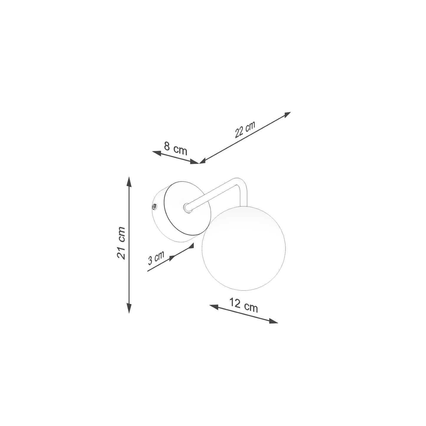 Astral 1 Wall Light