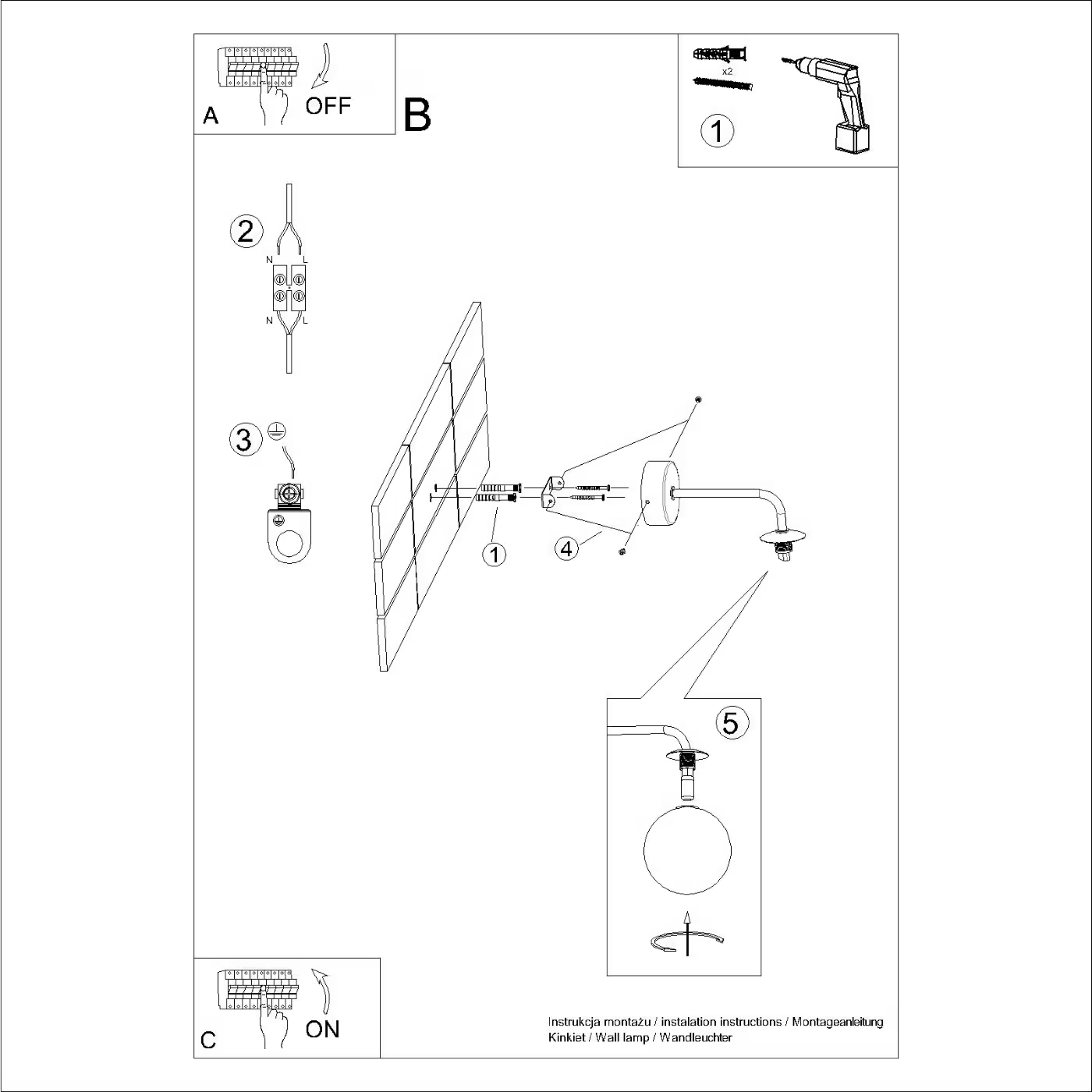 Astral 1 Wall Light