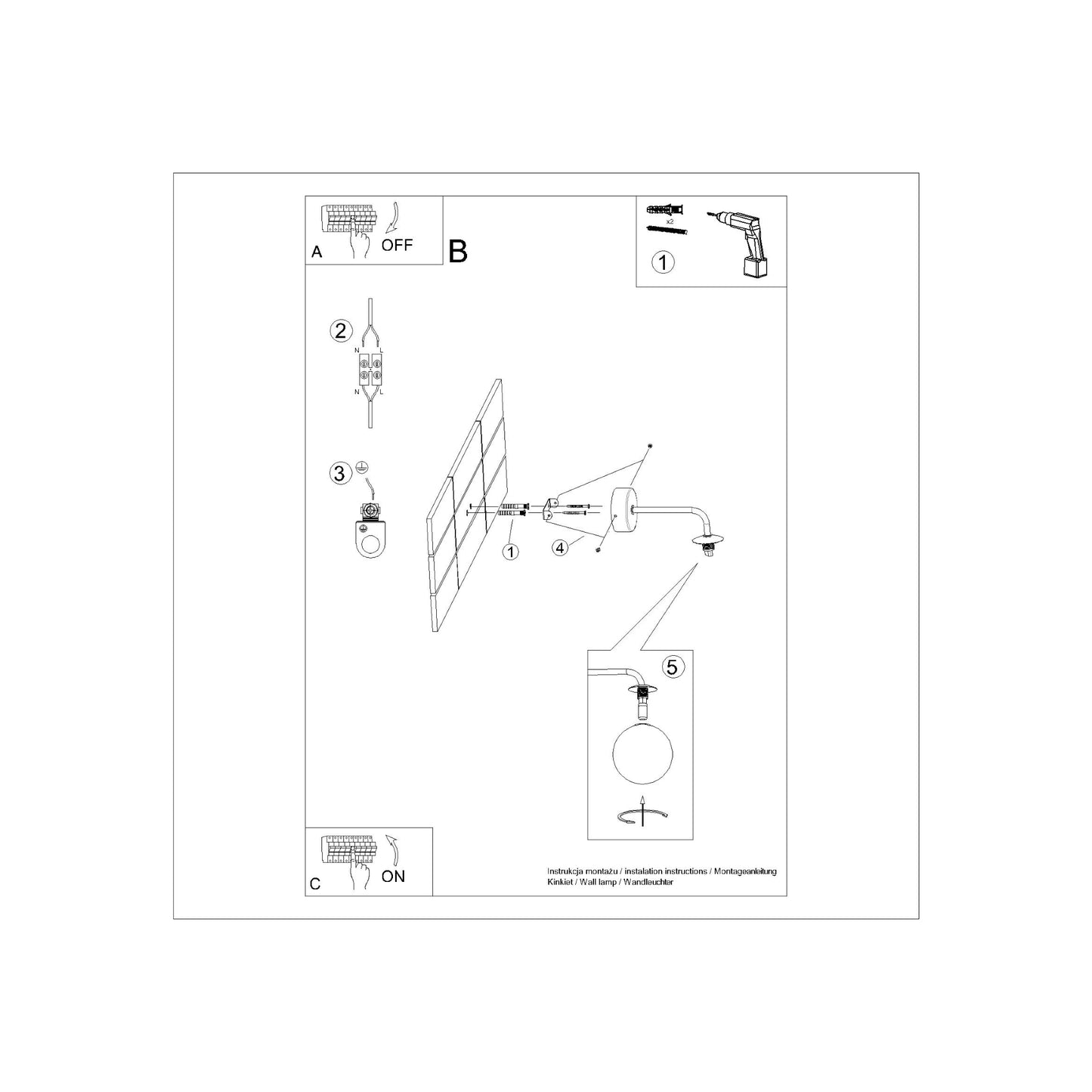 Astral 1 Wall Light