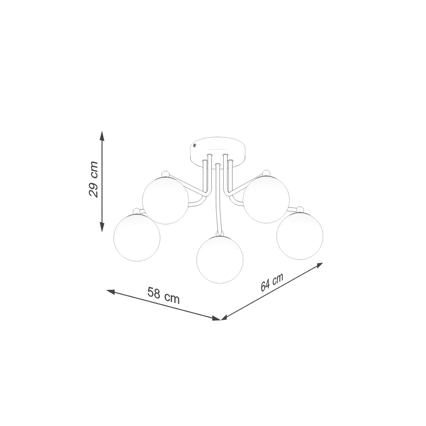 Astral 5 Chandelier