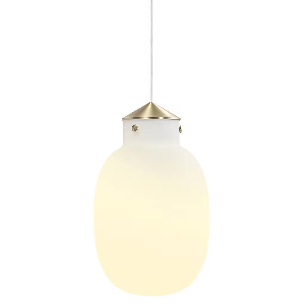 Raito 22 Oval Pendant Brass