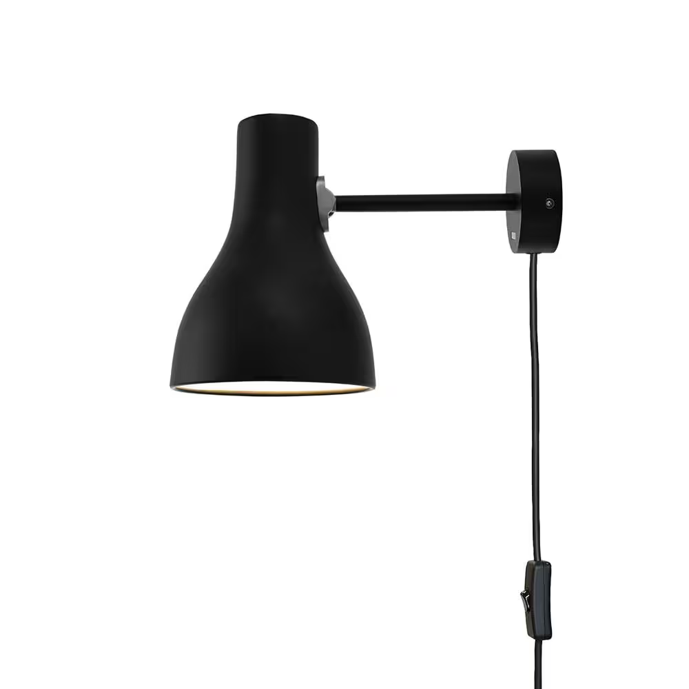 Type 75 Wall Light with Cable, Switch & Plug
