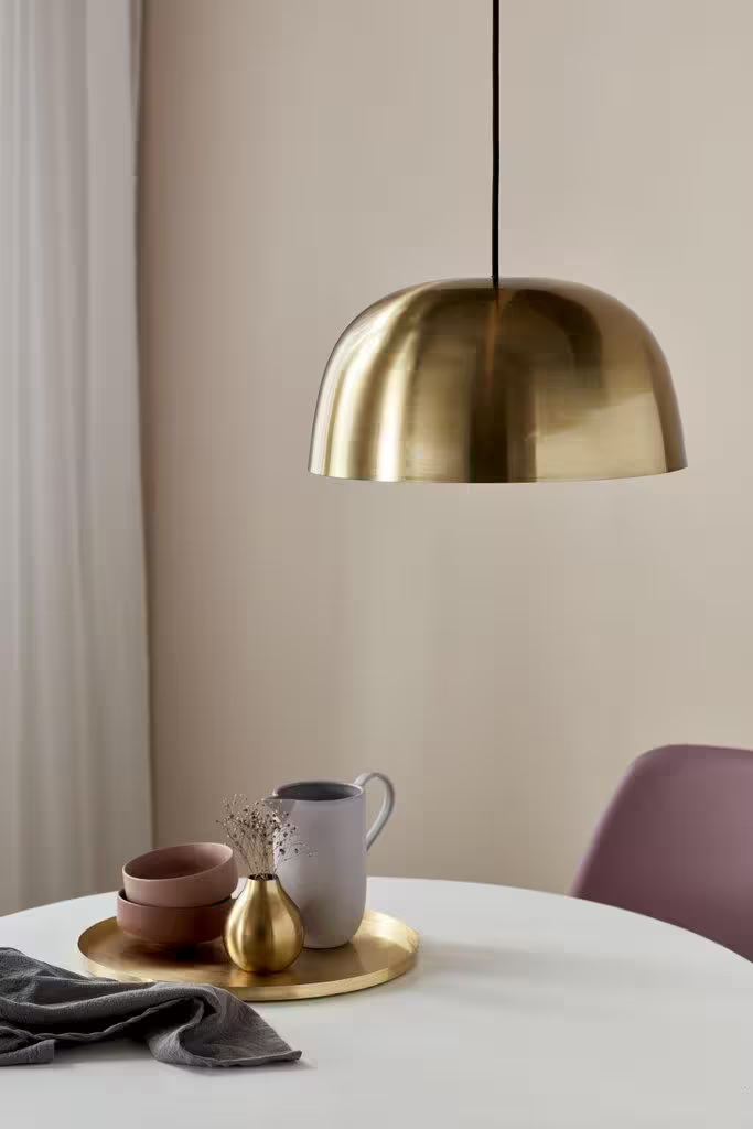 Cera Single Pendant Brass