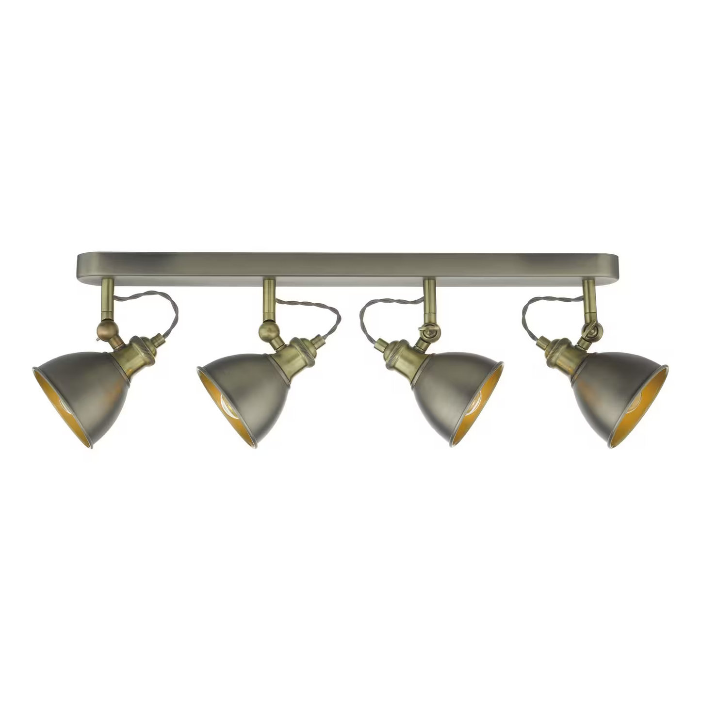Governor 4-Light Bar Ceiling Spotlight Antique Chrome