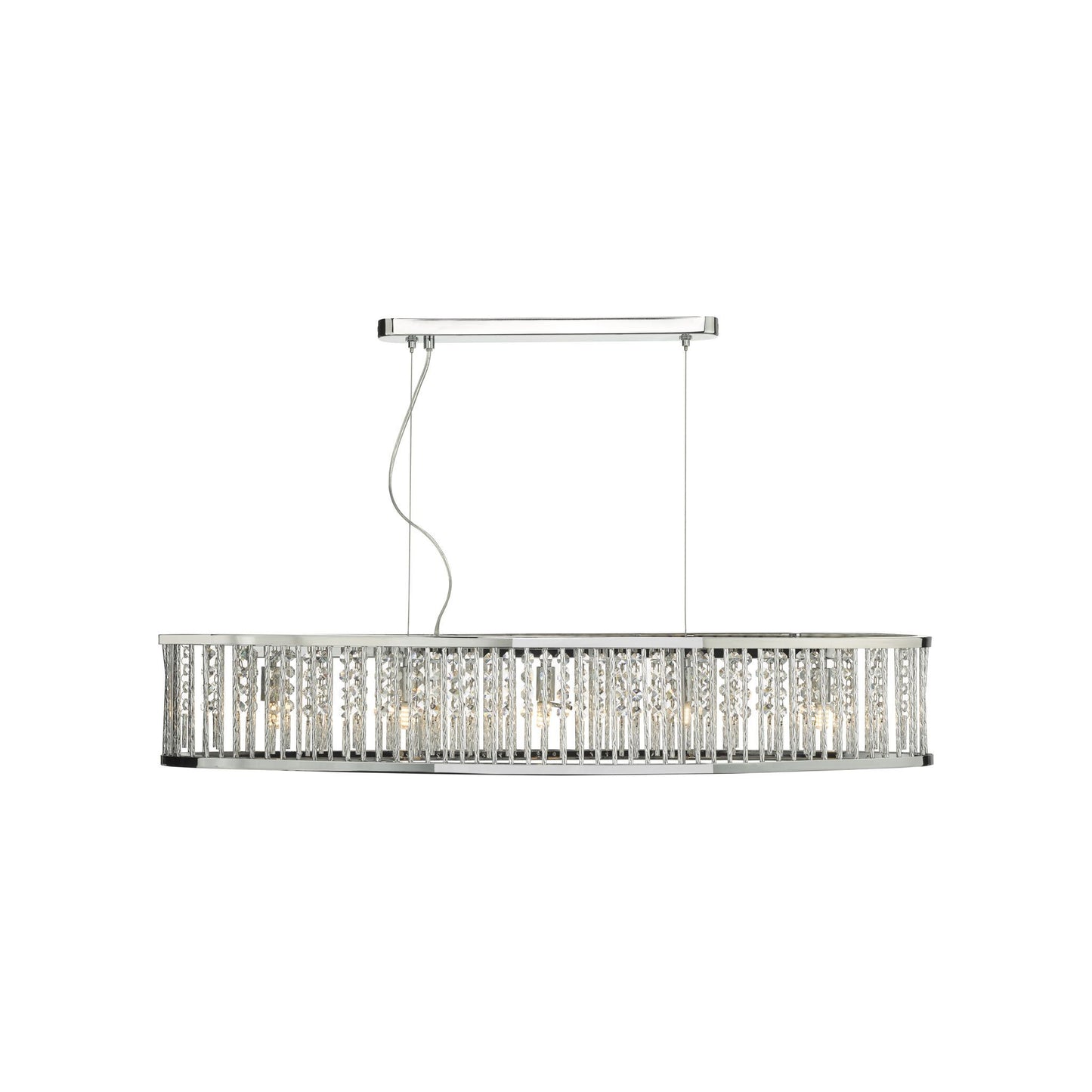 Nantes 5-Light Bar Pendant Polished Chrome