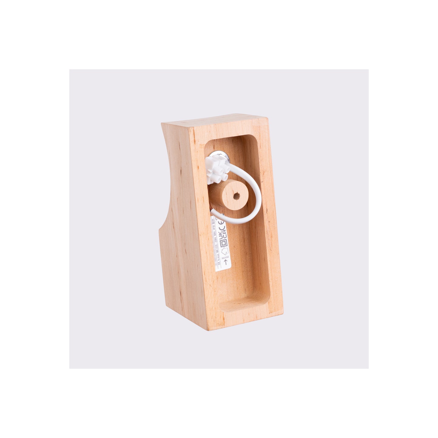 Bulbo Wall Light in Natural Wood