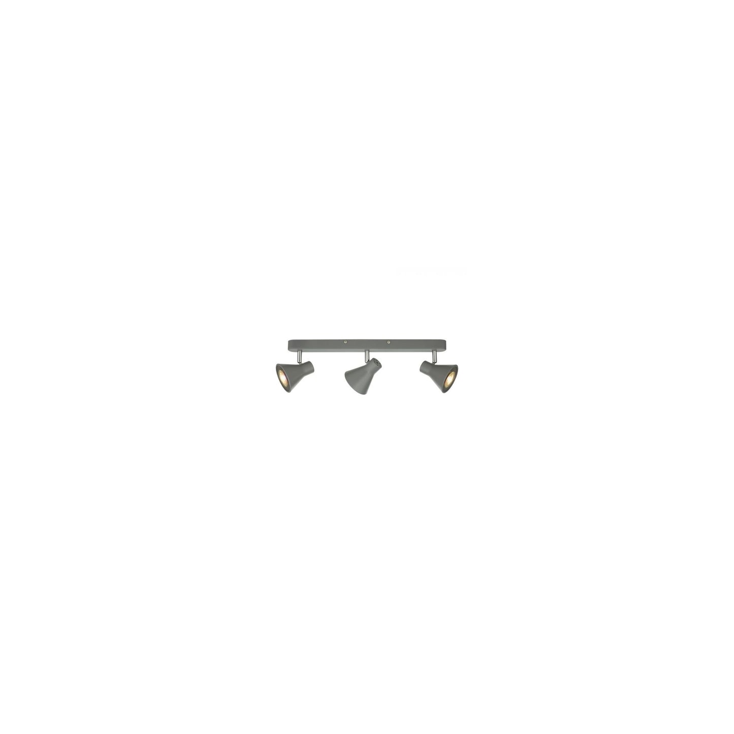 Diza 3-Light Bar Ceiling Spotlight Matt Grey
