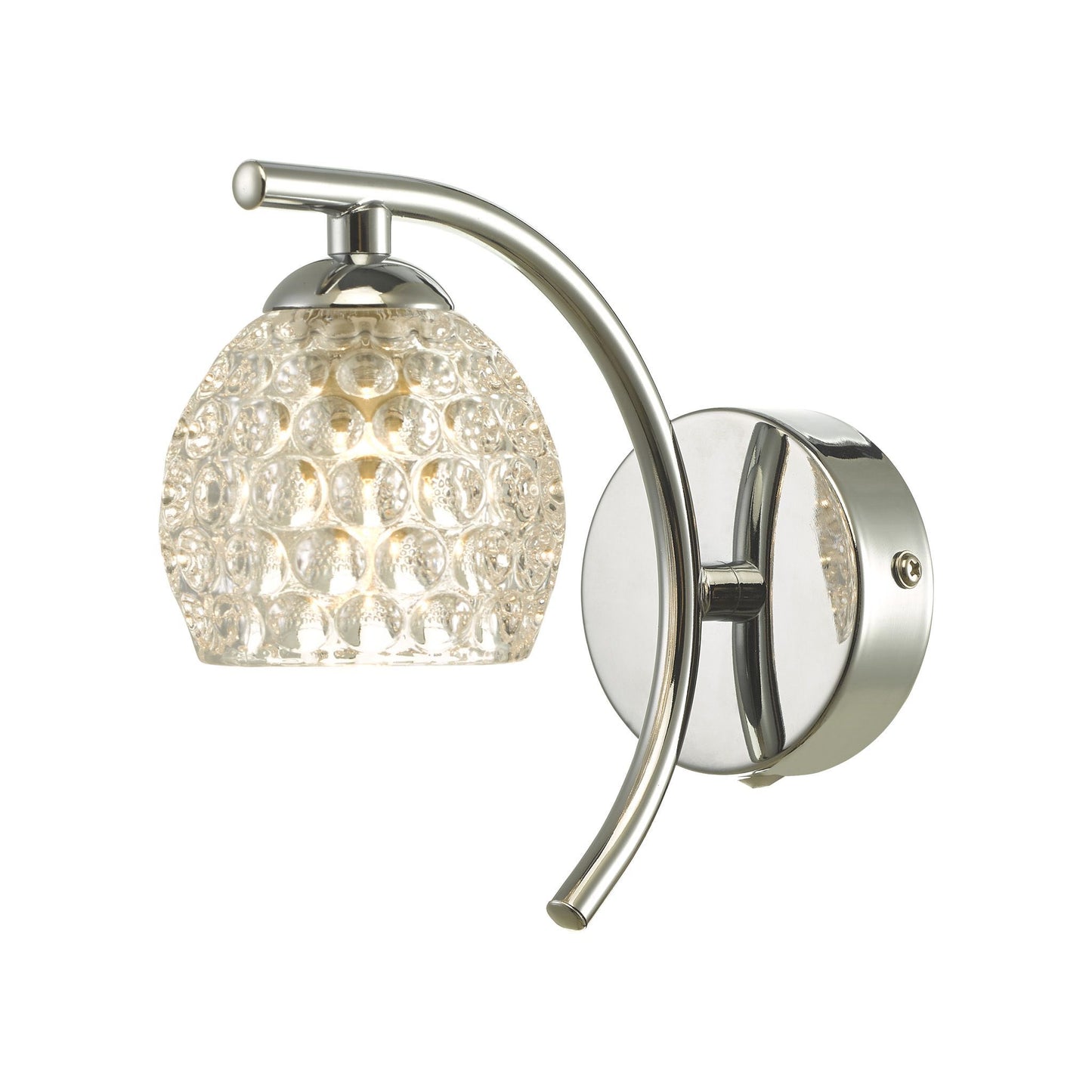Nakita Dimpled Glass Wall Light