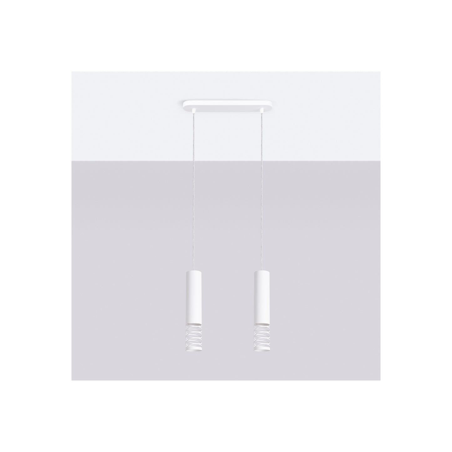 Lami 2 Pendant in White