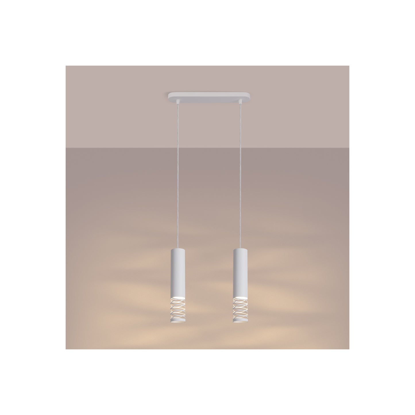 Lami 2 Pendant in White