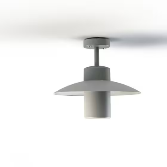 Aubanne Frosted Glass Ceiling Light with Flexible Polycarbonate Reflector