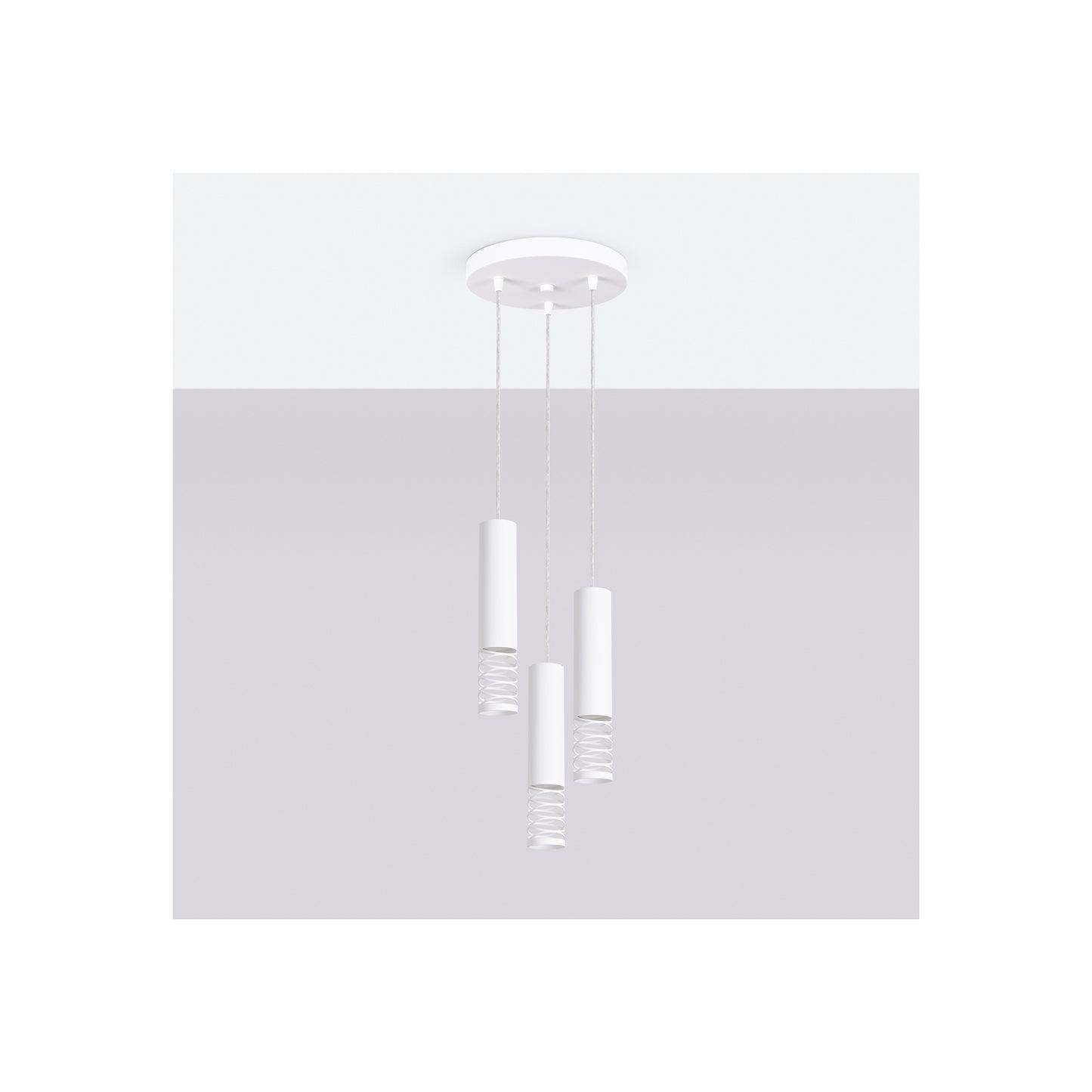 Lami 3P Pendant in White
