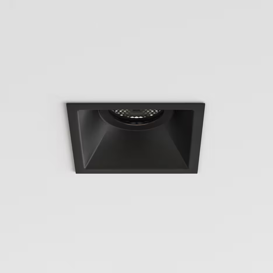 Minima Slimline Square Fixed Fire-Rated Ceiling Light IP65