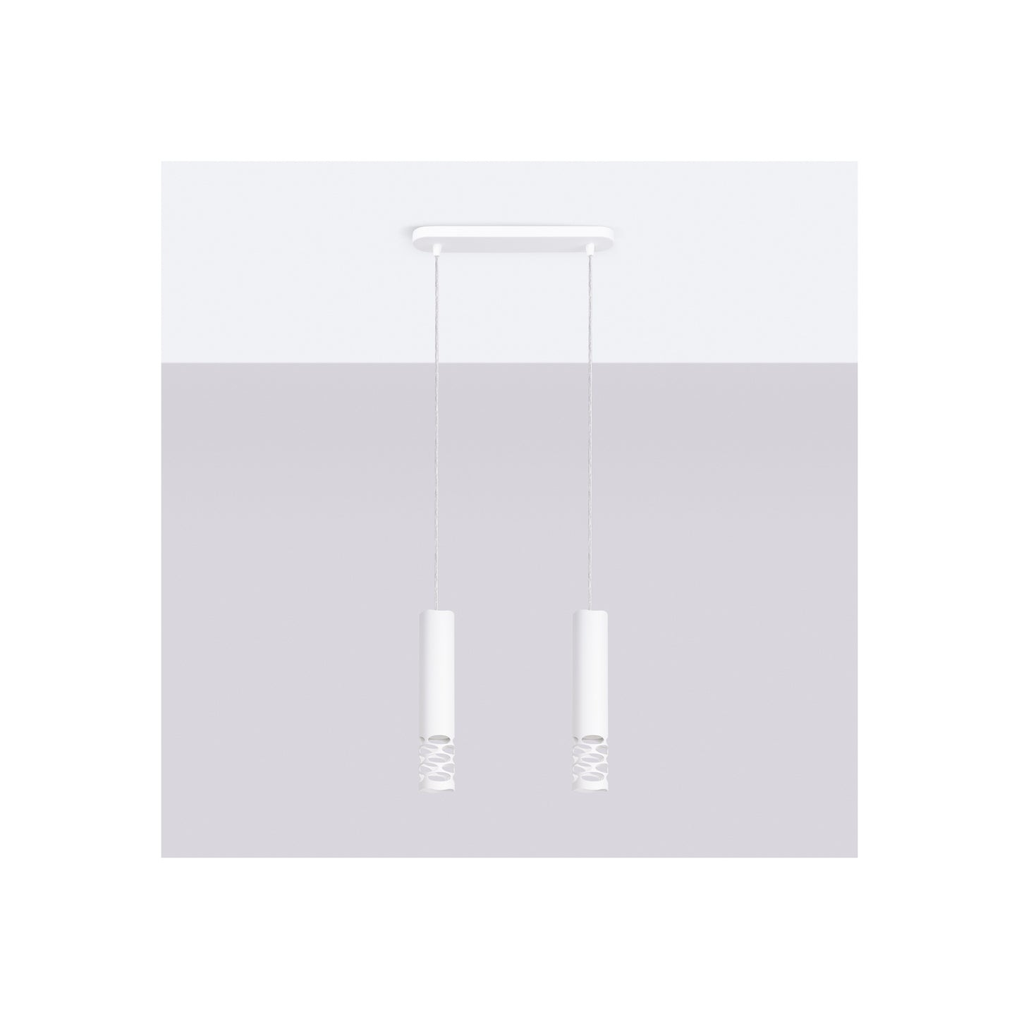 Liro 2 Pendant in White
