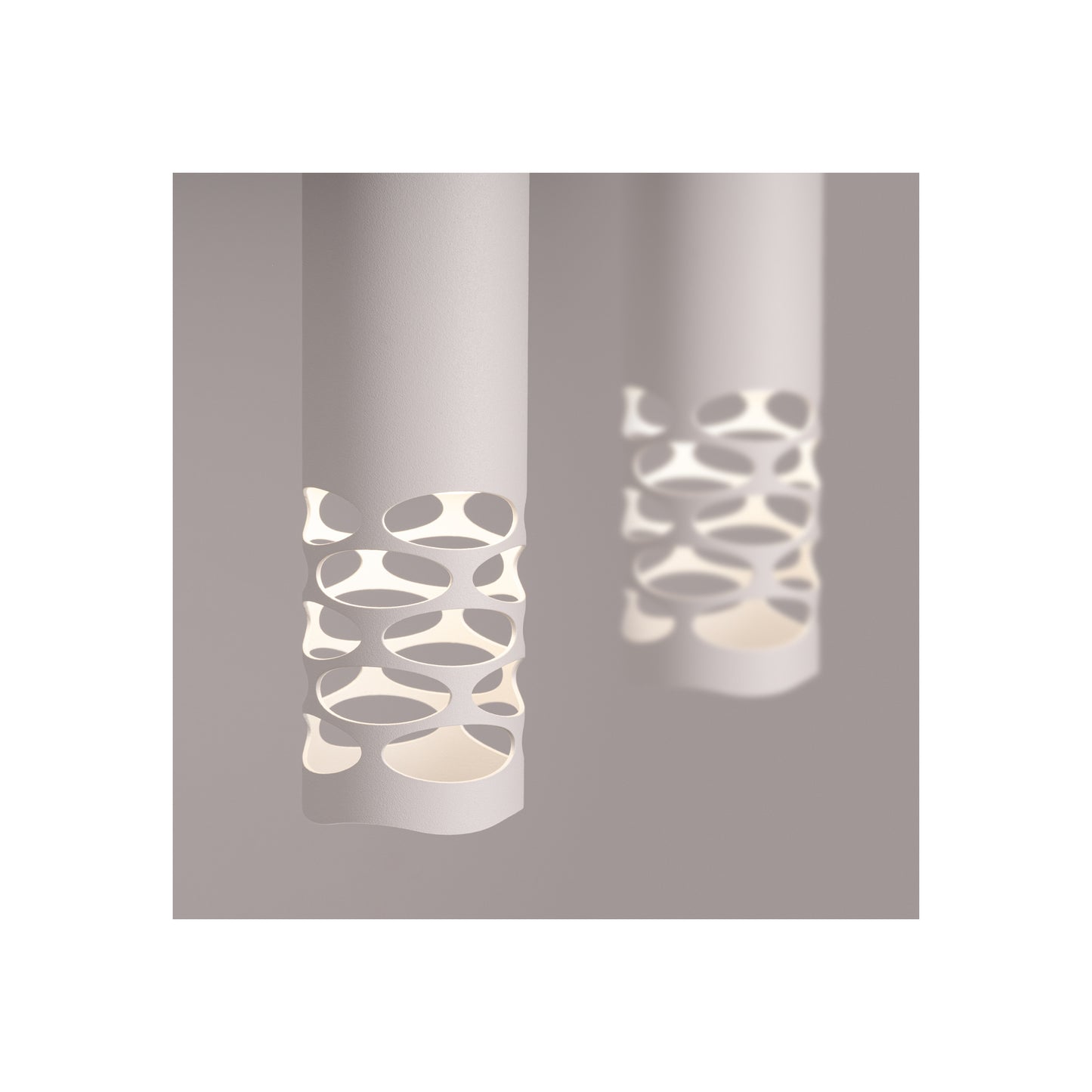 Liro 2 Pendant in White