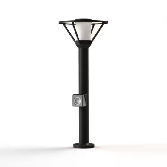 Bermude Small Frosted Glass Socket Bollard