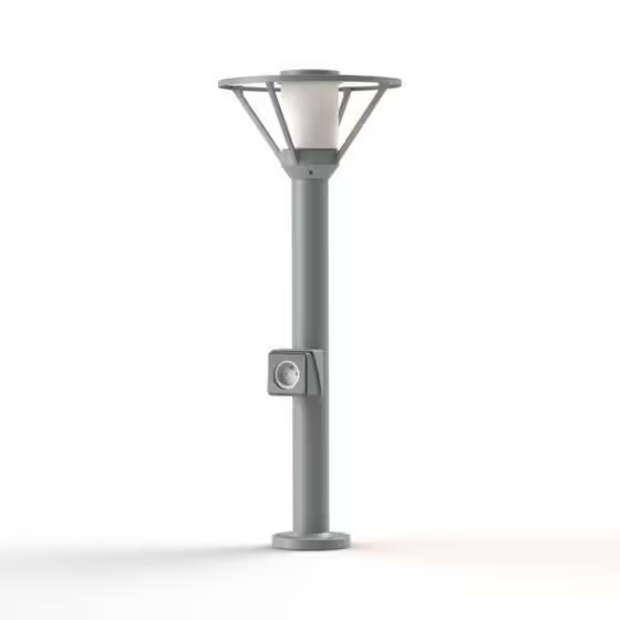 Bermude Small Frosted Glass Socket Bollard