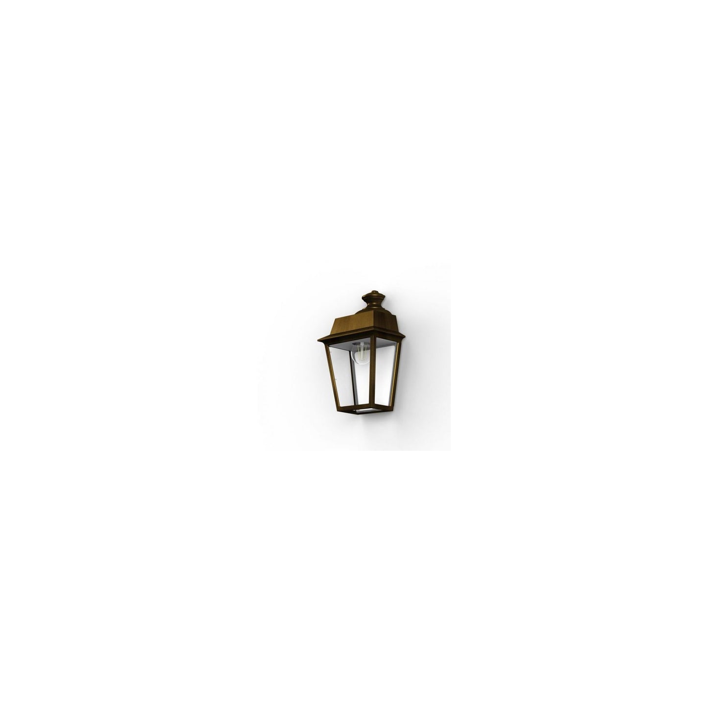 Place des Vosges 1 Evolution Clear Glass E27 Wall Light